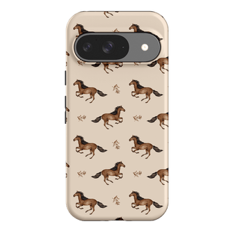 Running Horse Printed Phone Cases Google Pixel 9 / Armoured by Kasiags Art - The Dairy