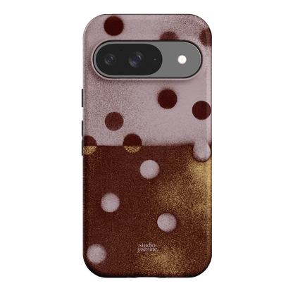 Rust Polka Dot Printed Phone Cases Google Pixel 9 / Armoured by Jasmine Dowling - The Dairy