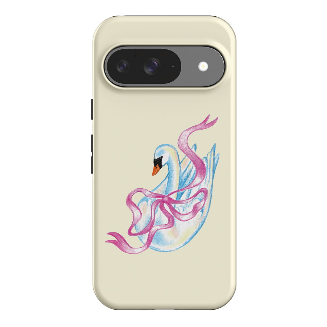 Satin Swan Printed Phone Cases Google Pixel 9 / Armoured by Femke Studio - The Dairy
