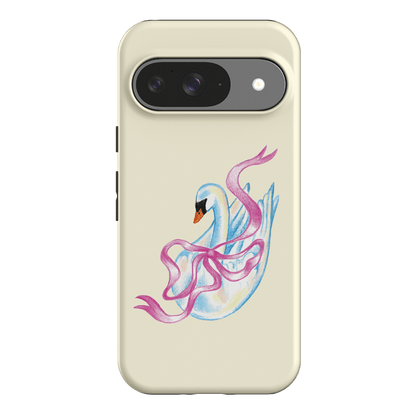 Satin Swan Printed Phone Cases Google Pixel 9 / Armoured by Femke Studio - The Dairy