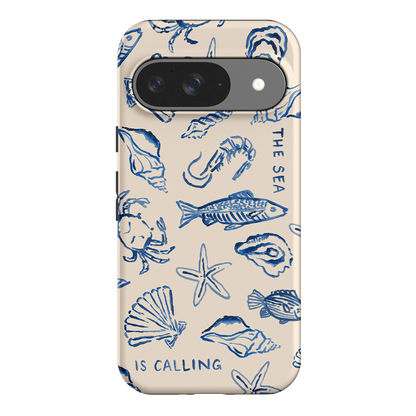 Sea Call Printed Phone Cases Google Pixel 9 / Armoured by Cass Deller - The Dairy