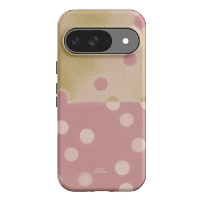 Strawberry Polka Dot Printed Phone Cases Google Pixel 9 / Armoured by Jasmine Dowling - The Dairy