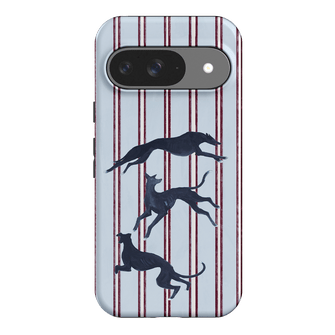 Stripey Hounds Printed Phone Cases Google Pixel 9 / Armoured by Lisa Hu - The Dairy
