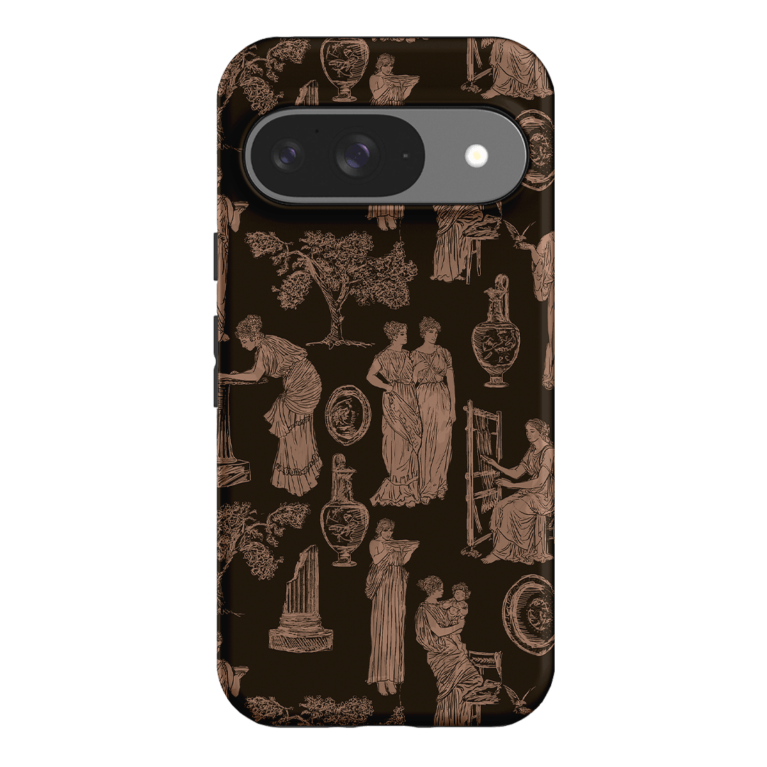 Symposium Burnt Umber Printed Phone Cases Google Pixel 9 / Armoured by Veronica Tucker - The Dairy