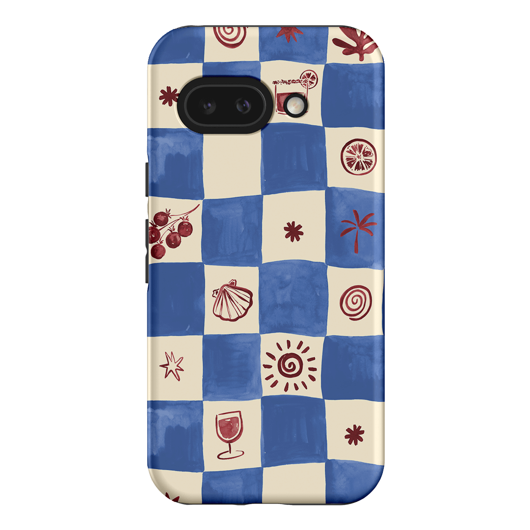 Afternoon Mezze Cornflower Printed Phone Cases Google Pixel 9A / Armoured by Charlie Taylor - The Dairy