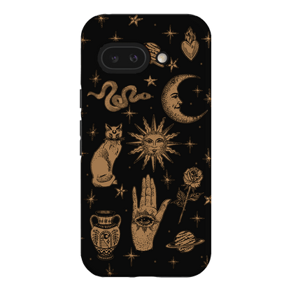 Astro Flash Noir Printed Phone Cases Google Pixel 9A / Armoured by Veronica Tucker - The Dairy