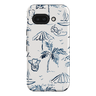 Balmy Blue Printed Phone Cases Google Pixel 9A / Armoured by Cass Deller - The Dairy