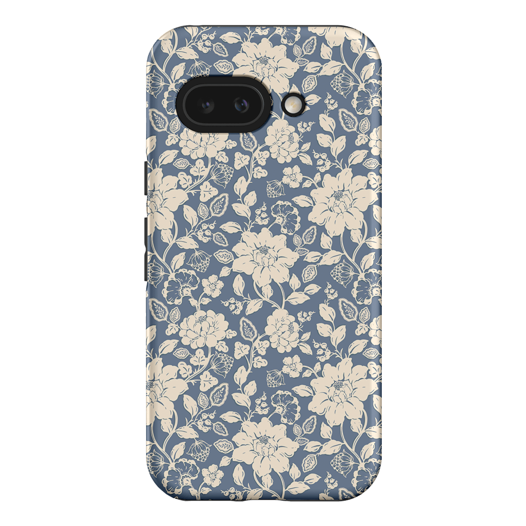 Blue Garden Printed Phone Cases Google Pixel 9A / Armoured by Kasiags Art - The Dairy