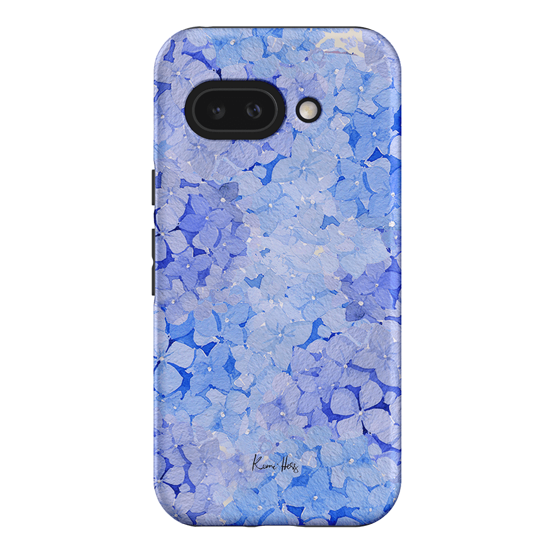 Hydrangea Blue Printed Phone Cases Google Pixel 9A / Armoured by Kerrie Hess - The Dairy