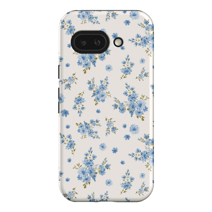 Blue Meadow Printed Phone Cases Google Pixel 9A / Armoured by Kasiags Art - The Dairy