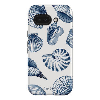 Blue Shells Printed Phone Cases Google Pixel 9A / Armoured by Cass Deller - The Dairy