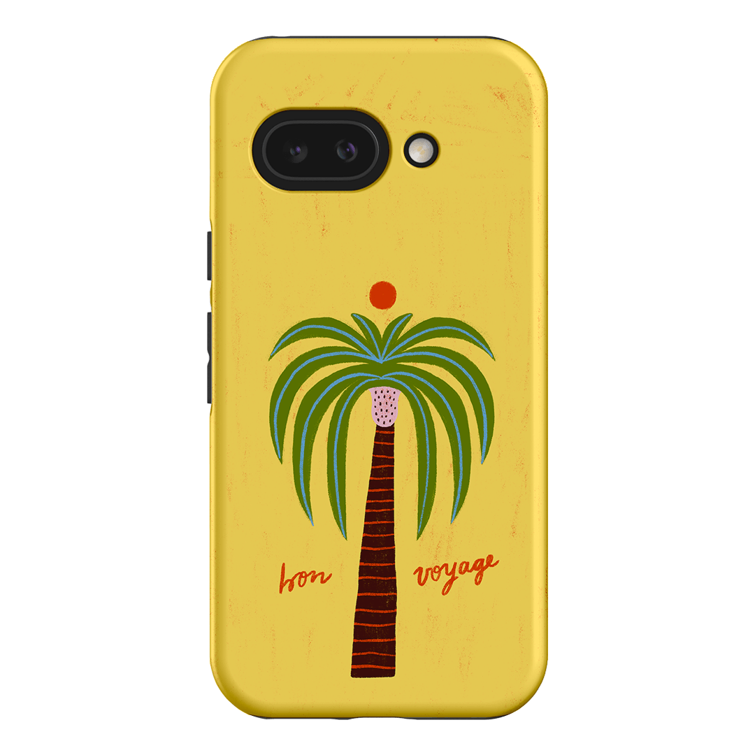 Bon Voyage Yellow Printed Phone Cases Google Pixel 9A / Armoured by Marie Faurrite - The Dairy