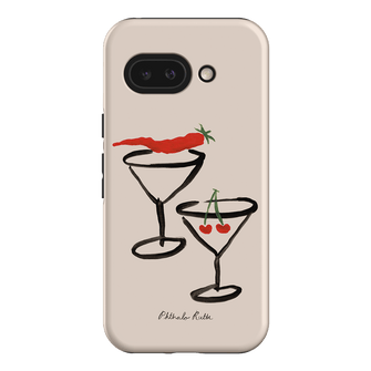 Chili Cherry Printed Phone Cases Google Pixel 9A / Armoured by Phthalo Ruth - The Dairy
