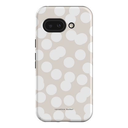 Confetti White Printed Phone Cases Google Pixel 9A / Armoured by Veronica Tucker - The Dairy