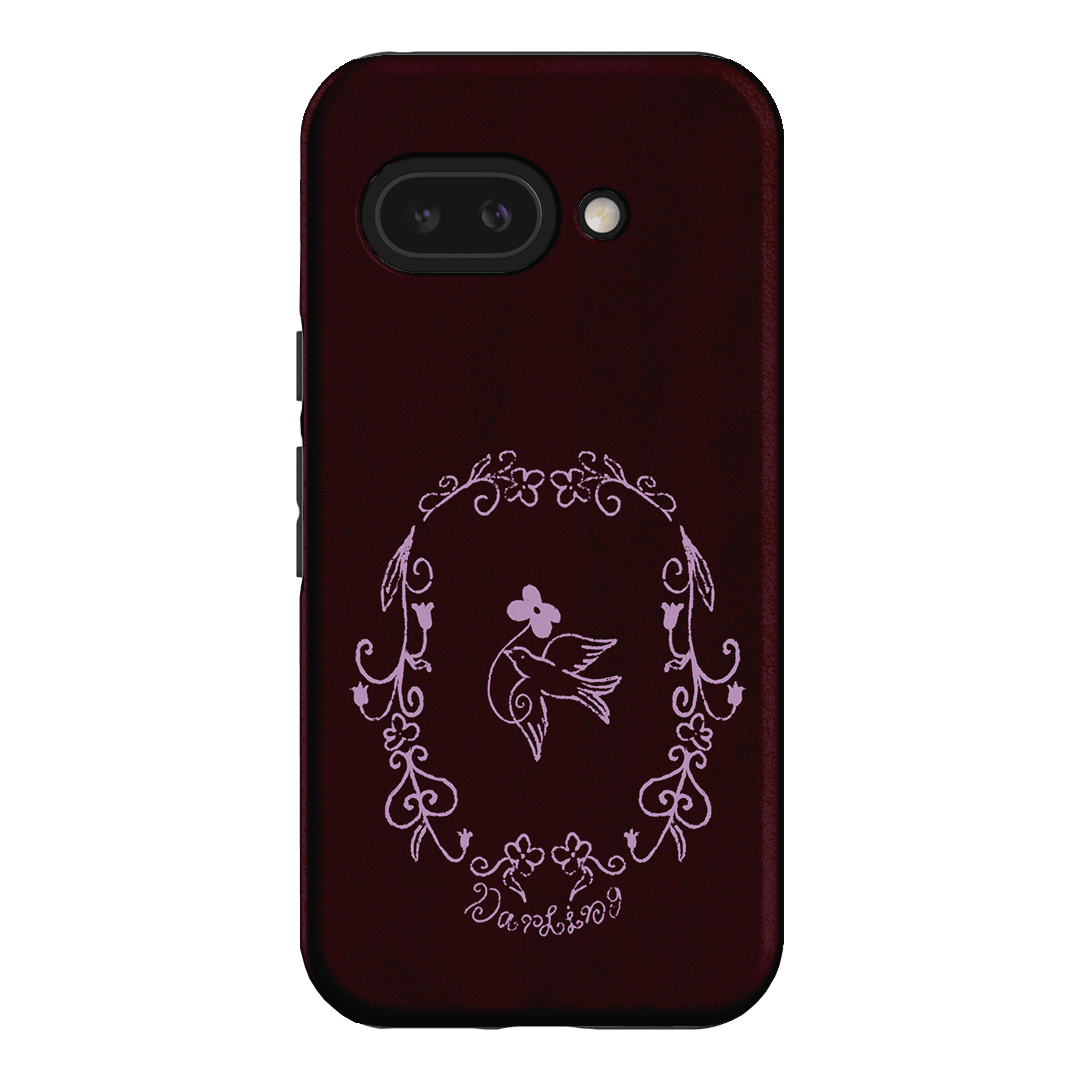 Darling Burgundy Printed Phone Cases by The Dairy - The Dairy