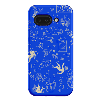 Easty Flash Blue Printed Phone Cases Google Pixel 9A / Armoured by Easty Beasty - The Dairy