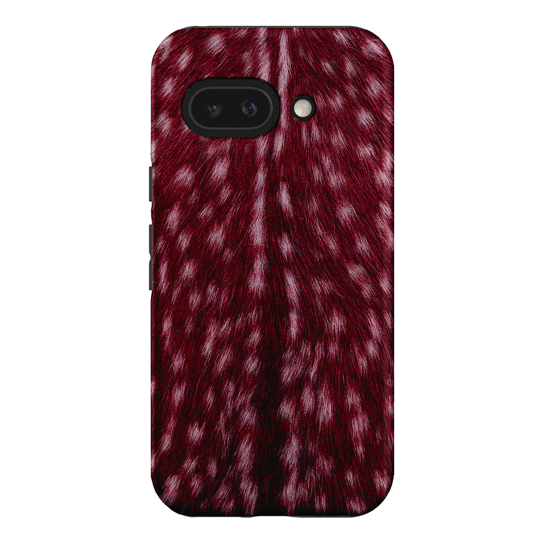 Fawn Burgundy Printed Phone Cases Google Pixel 9A / Armoured by The Dairy - The Dairy