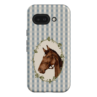 Gingham Horse Printed Phone Cases Google Pixel 9A / Armoured by Kasiags Art - The Dairy