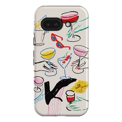 Girls Night Out Printed Phone Cases Google Pixel 9A / Armoured by Phthalo Ruth - The Dairy