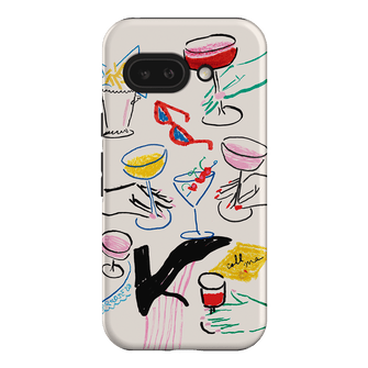 Girls Night Out Printed Phone Cases Google Pixel 9A / Armoured by Phthalo Ruth - The Dairy