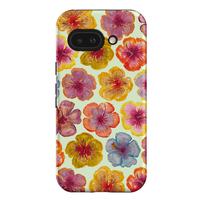 Hibiscus Holiday Sorbet Printed Phone Cases Google Pixel 9A / Armoured by BG. Studio - The Dairy