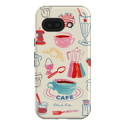 Home Cafe Printed Phone Cases Google Pixel 9A / Armoured by Phthalo Ruth - The Dairy