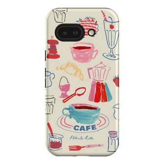 Home Cafe Printed Phone Cases Google Pixel 9A / Armoured by Phthalo Ruth - The Dairy