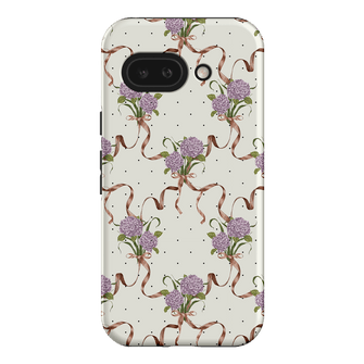 Hydrangea Ribbon Printed Phone Cases Google Pixel 9A / Armoured by Veronica Tucker - The Dairy