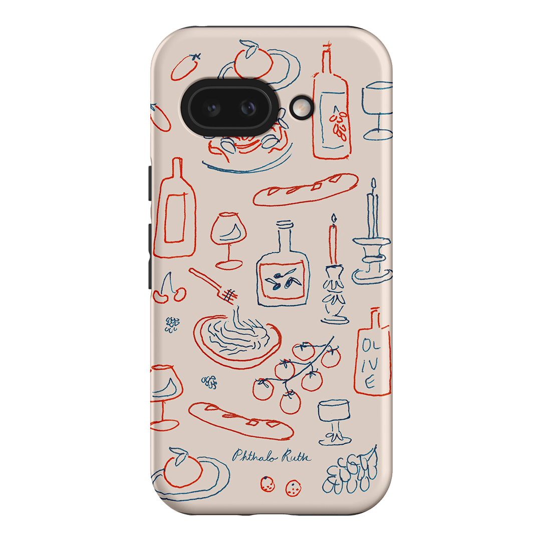Italian Fare Printed Phone Cases Google Pixel 9A / Armoured by Phthalo Ruth - The Dairy