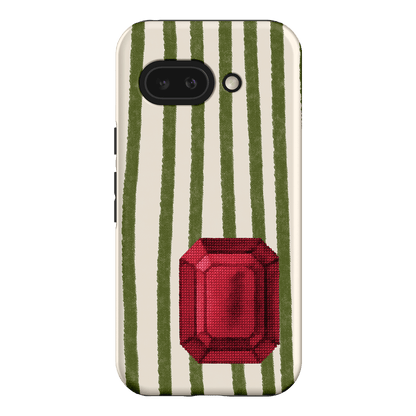 July Ruby Printed Phone Cases Google Pixel 9A / Armoured by Joiana - The Dairy