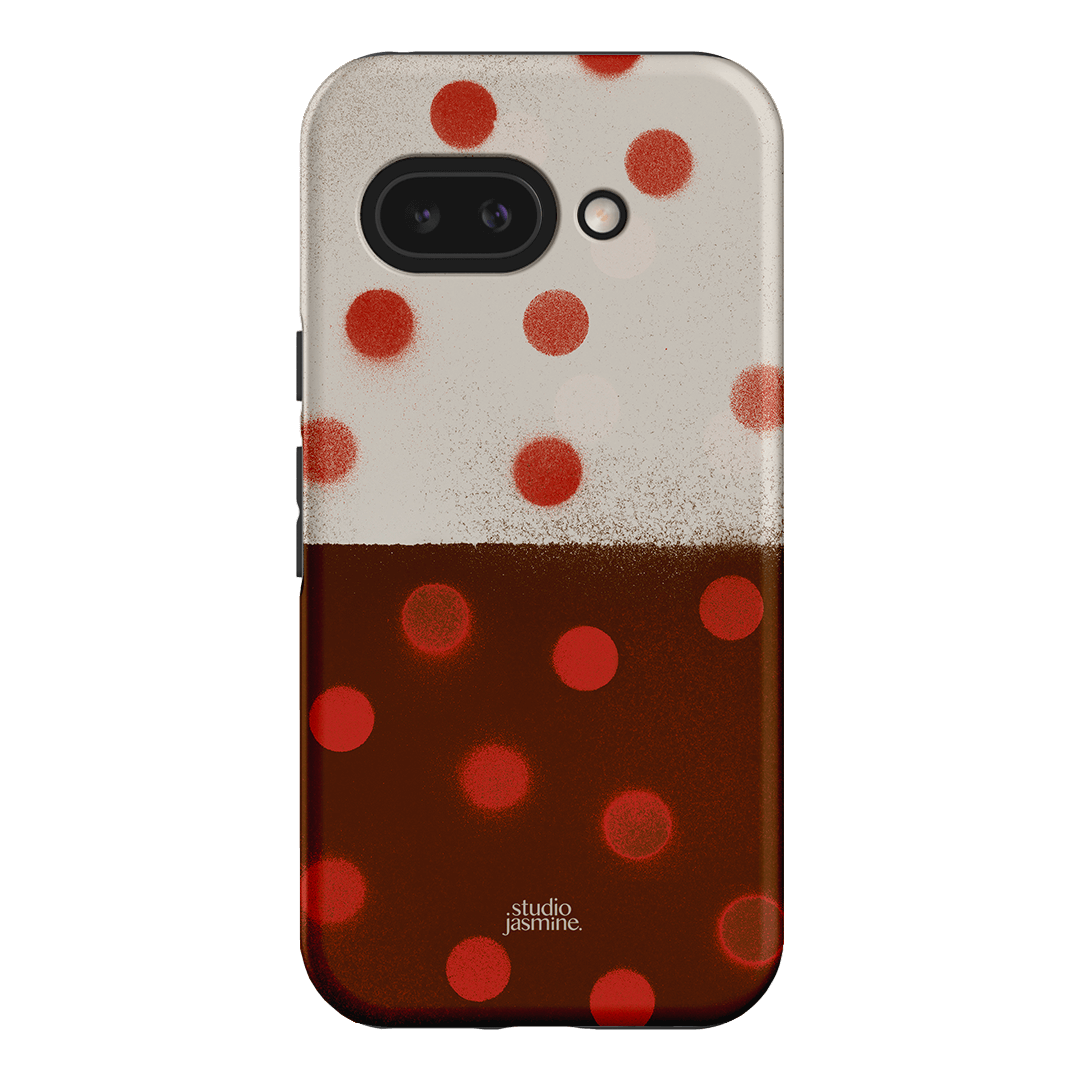Ladybug Polka Dot Printed Phone Cases Google Pixel 9A / Armoured by Jasmine Dowling - The Dairy