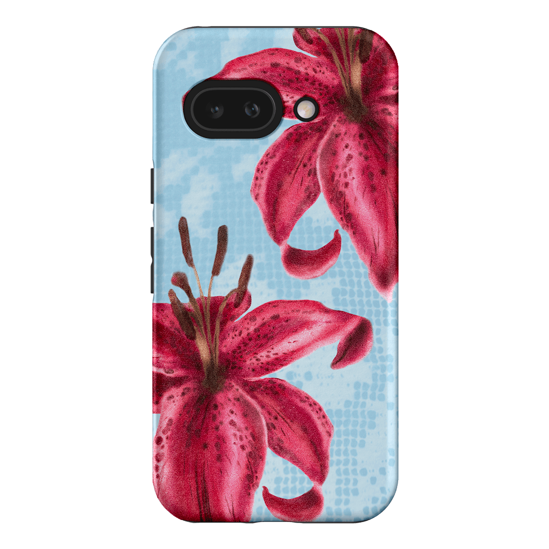 Lillies Printed Phone Cases Google Pixel 9A / Armoured by Sally Hungerford - The Dairy