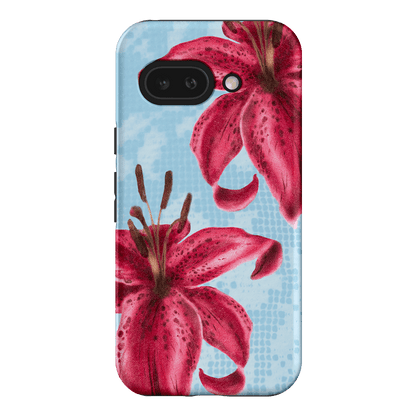 Lillies Printed Phone Cases Google Pixel 9A / Armoured by Sally Hungerford - The Dairy