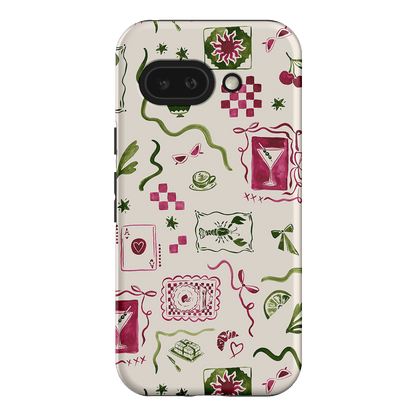 Martini Gal Printed Phone Cases Google Pixel 9A / Armoured by Charlie Taylor - The Dairy