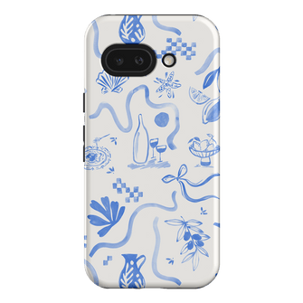 Mediterranean Wave Printed Phone Cases Google Pixel 9A / Armoured by Charlie Taylor - The Dairy