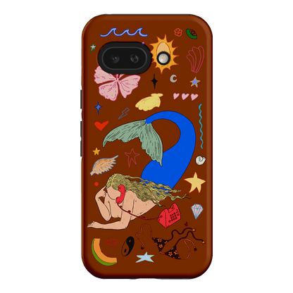 Mermaid Salad Chocolate Printed Phone Cases Google Pixel 9A / Armoured by Easty Beasty - The Dairy