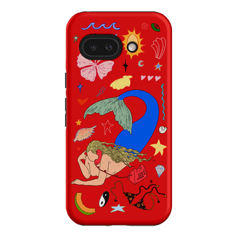 Mermaid Salad Scarlet Printed Phone Cases Google Pixel 9A / Armoured by Easty Beasty - The Dairy