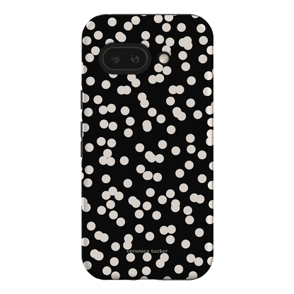 Mini Confetti Noir Printed Phone Cases Google Pixel 9A / Armoured by Veronica Tucker - The Dairy