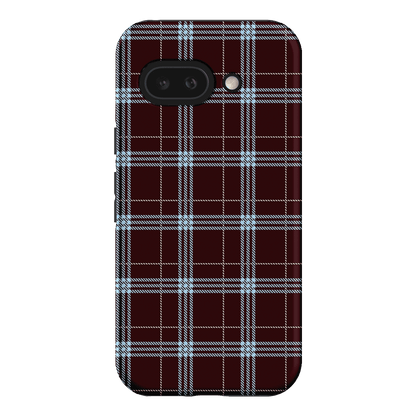 Mocha Plaid Printed Phone Cases Google Pixel 9A / Armoured by The Dairy - The Dairy