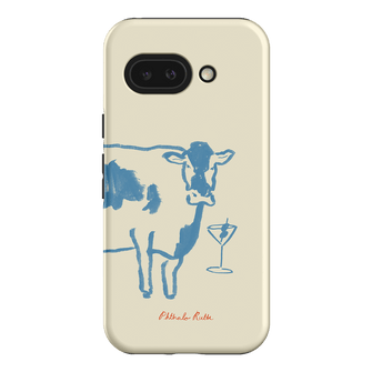 Mootini Blue Printed Phone Cases Google Pixel 9A / Armoured by Phthalo Ruth - The Dairy
