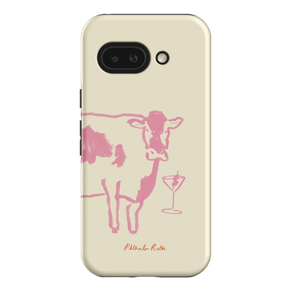 Mootini Pink Printed Phone Cases Google Pixel 9A / Armoured by Phthalo Ruth - The Dairy