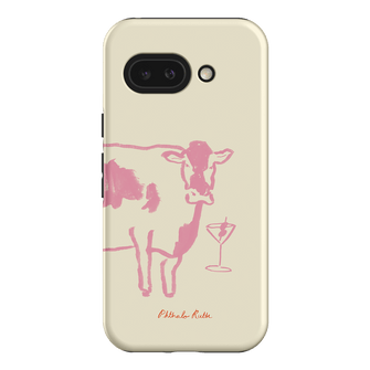 Mootini Pink Printed Phone Cases Google Pixel 9A / Armoured by Phthalo Ruth - The Dairy