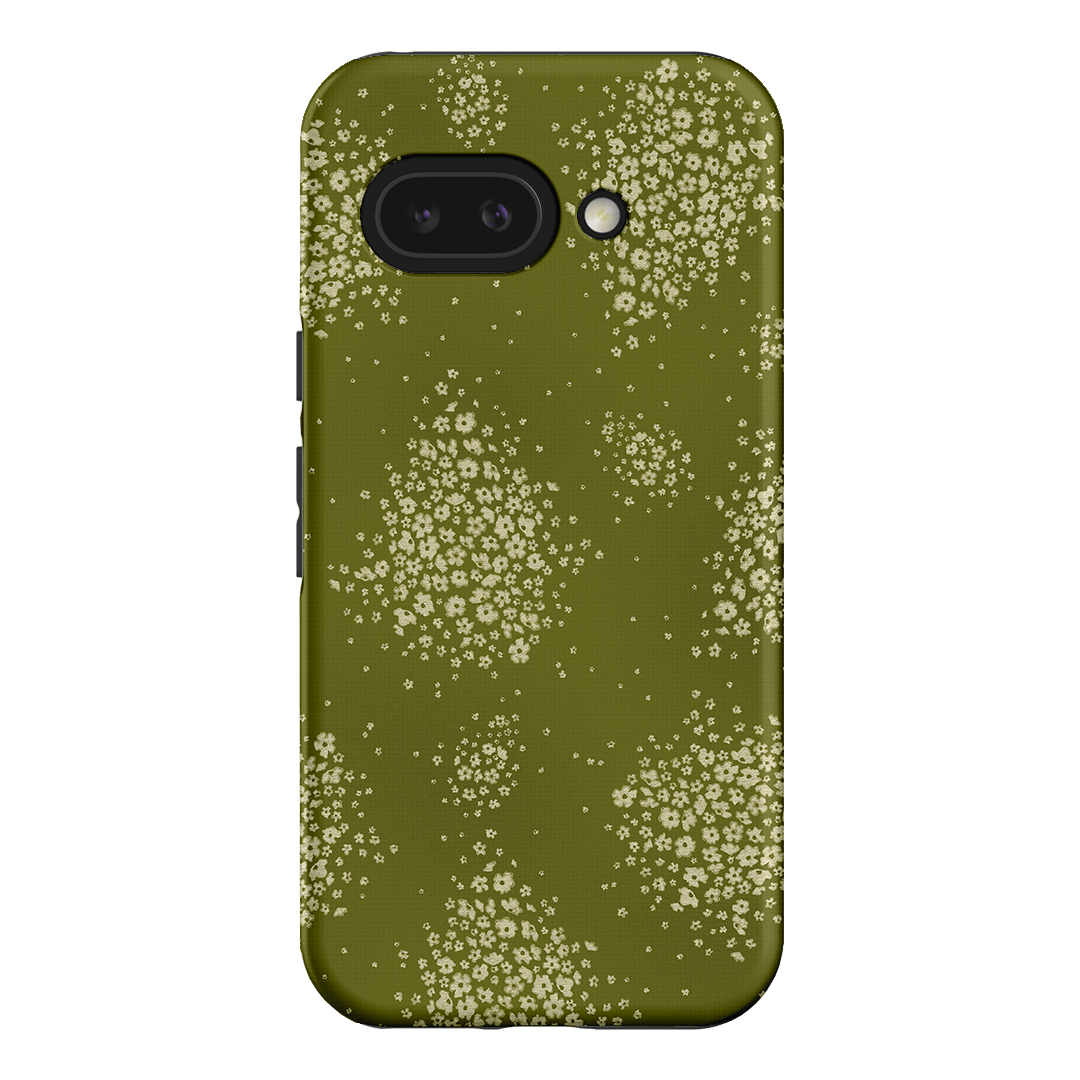 Olive Bloom Printed Phone Cases Google Pixel 9A / Armoured by Veronica Tucker - The Dairy