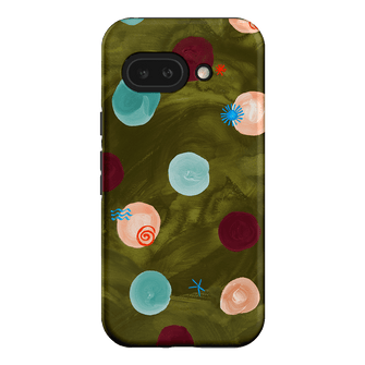 Olive Spot Printed Phone Cases Google Pixel 9A / Armoured by Charlie Taylor - The Dairy