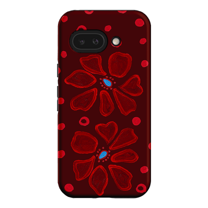 Painted Petal Rouge Printed Phone Cases Google Pixel 9A / Armoured by BG. Studio - The Dairy