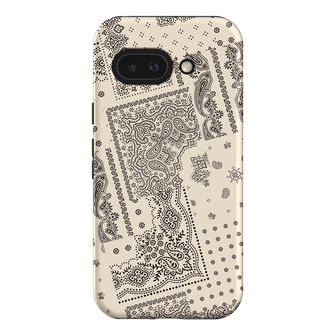 Paisley Ecru Printed Phone Cases Google Pixel 9A / Armoured by The Dairy - The Dairy