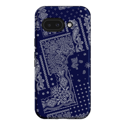 Paisley Indigo Printed Phone Cases Google Pixel 9A / Armoured by The Dairy - The Dairy