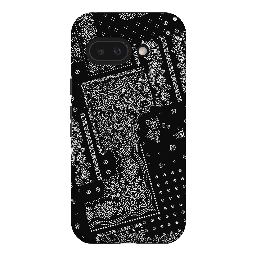 Paisley Noir Printed Phone Cases Google Pixel 9A / Armoured by The Dairy - The Dairy