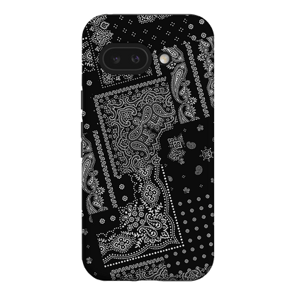Paisley Noir Printed Phone Cases Google Pixel 9A / Armoured by The Dairy - The Dairy