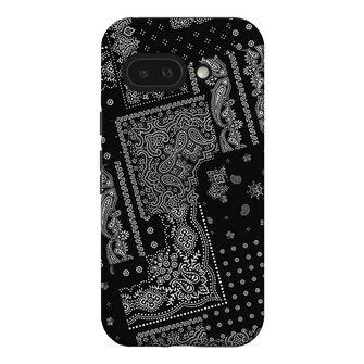 Paisley Noir Printed Phone Cases Google Pixel 9A / Armoured by The Dairy - The Dairy
